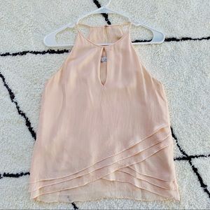 Pink Parker strapless blouse